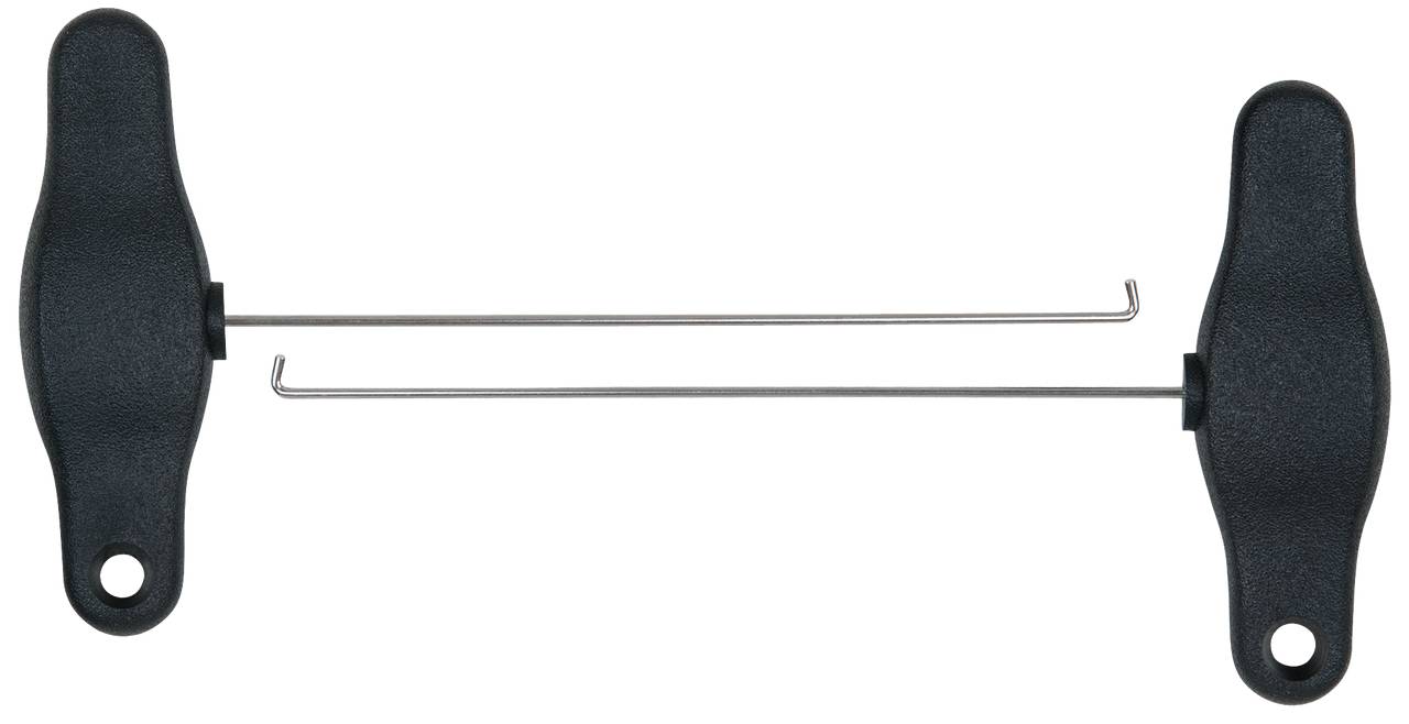 KS Tools 140.2380 Zughaken-Satz für Kopfstützen, 2-tlg