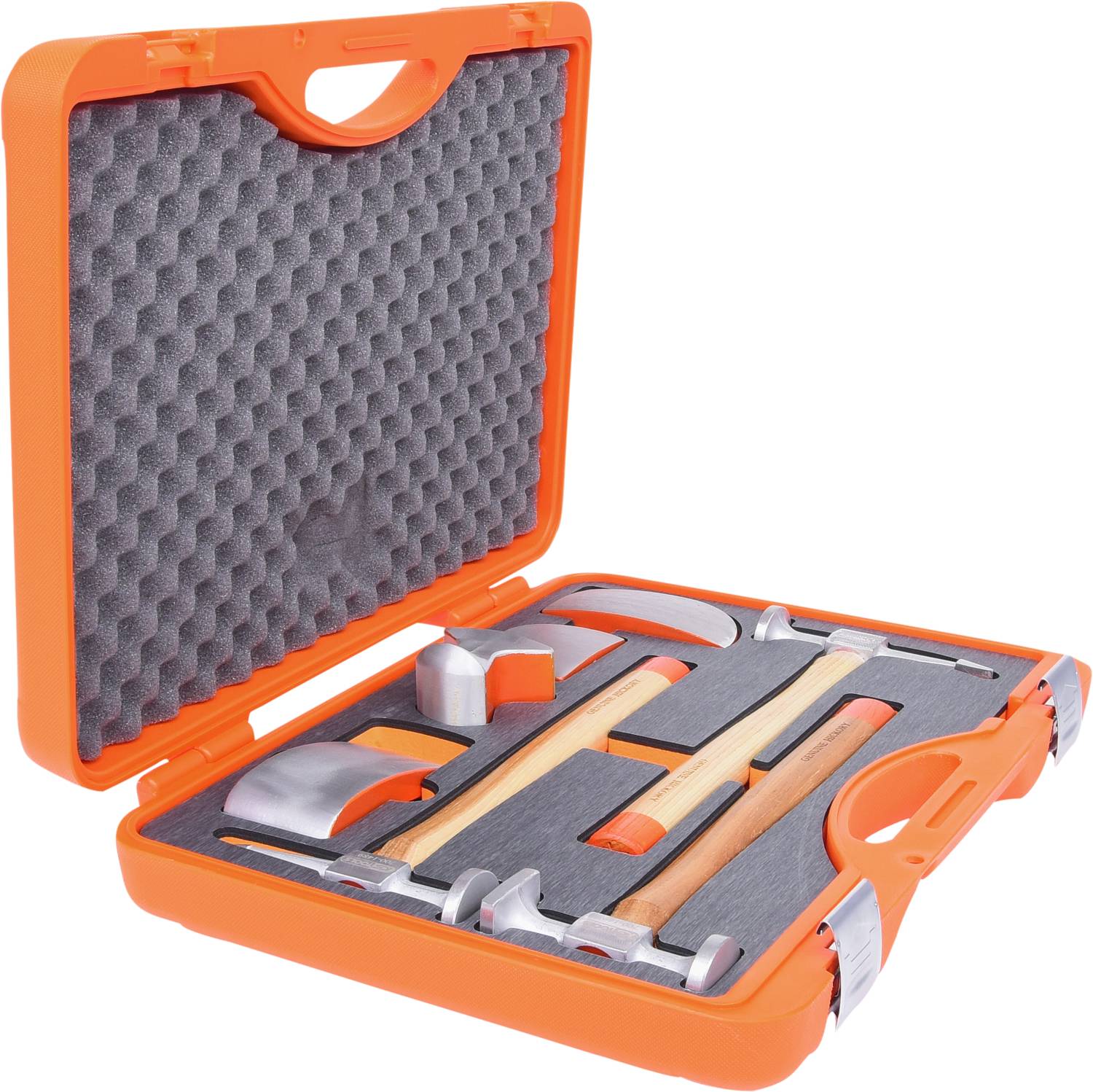 KS Tools 140.2475 Aluminium-Karosserie-Ausbeul-Satz, 7-tlg