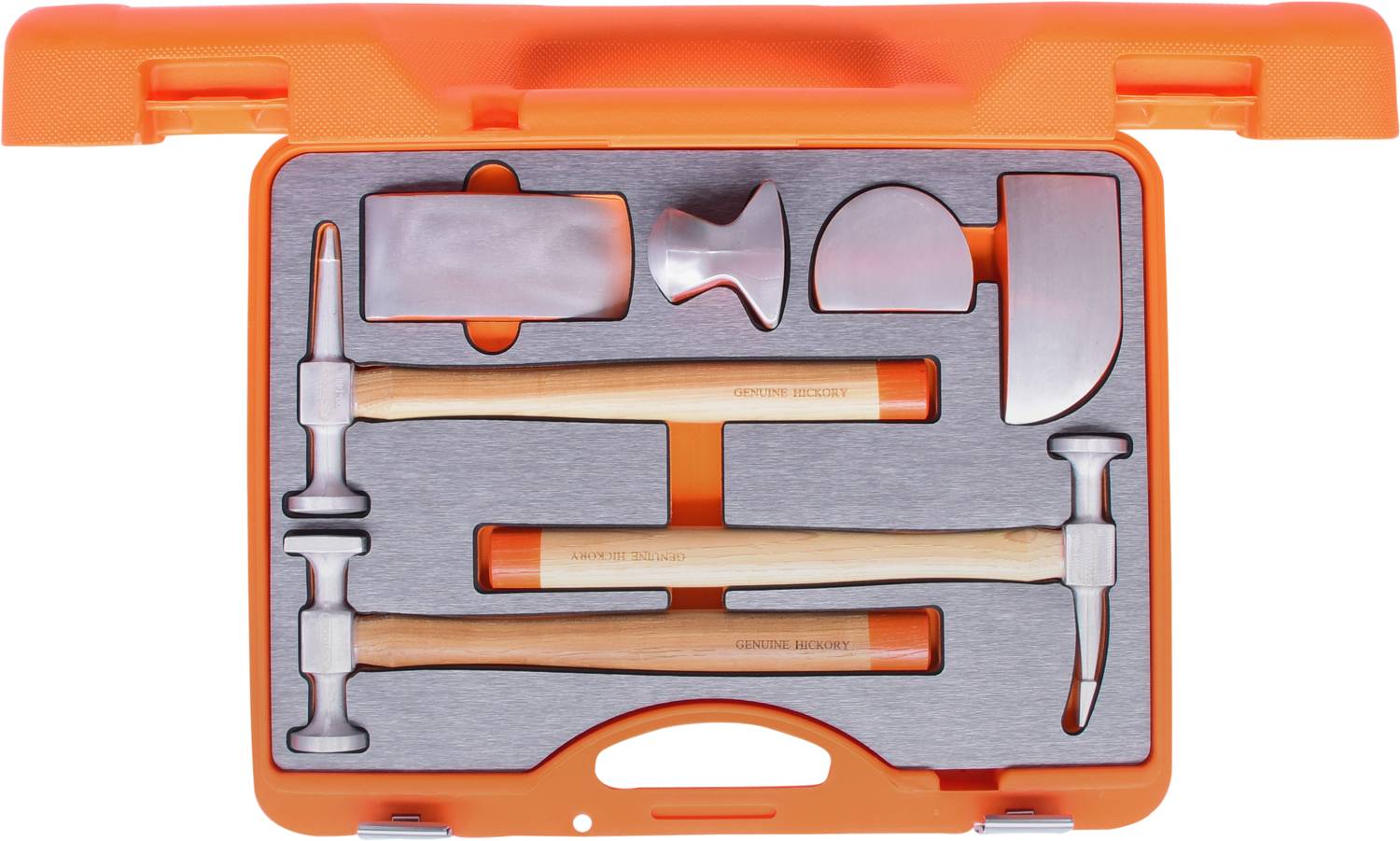 KS Tools 140.2475 Aluminium-Karosserie-Ausbeul-Satz, 7-tlg