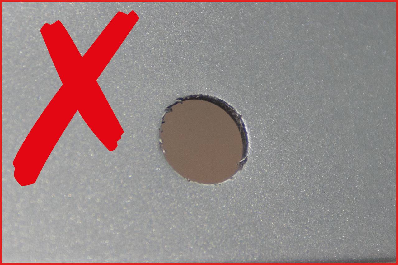 KS Tools 140.2546 Stanzen-Satz mit Dorn, 3-tlg, Ø 24,0mm (Opel)