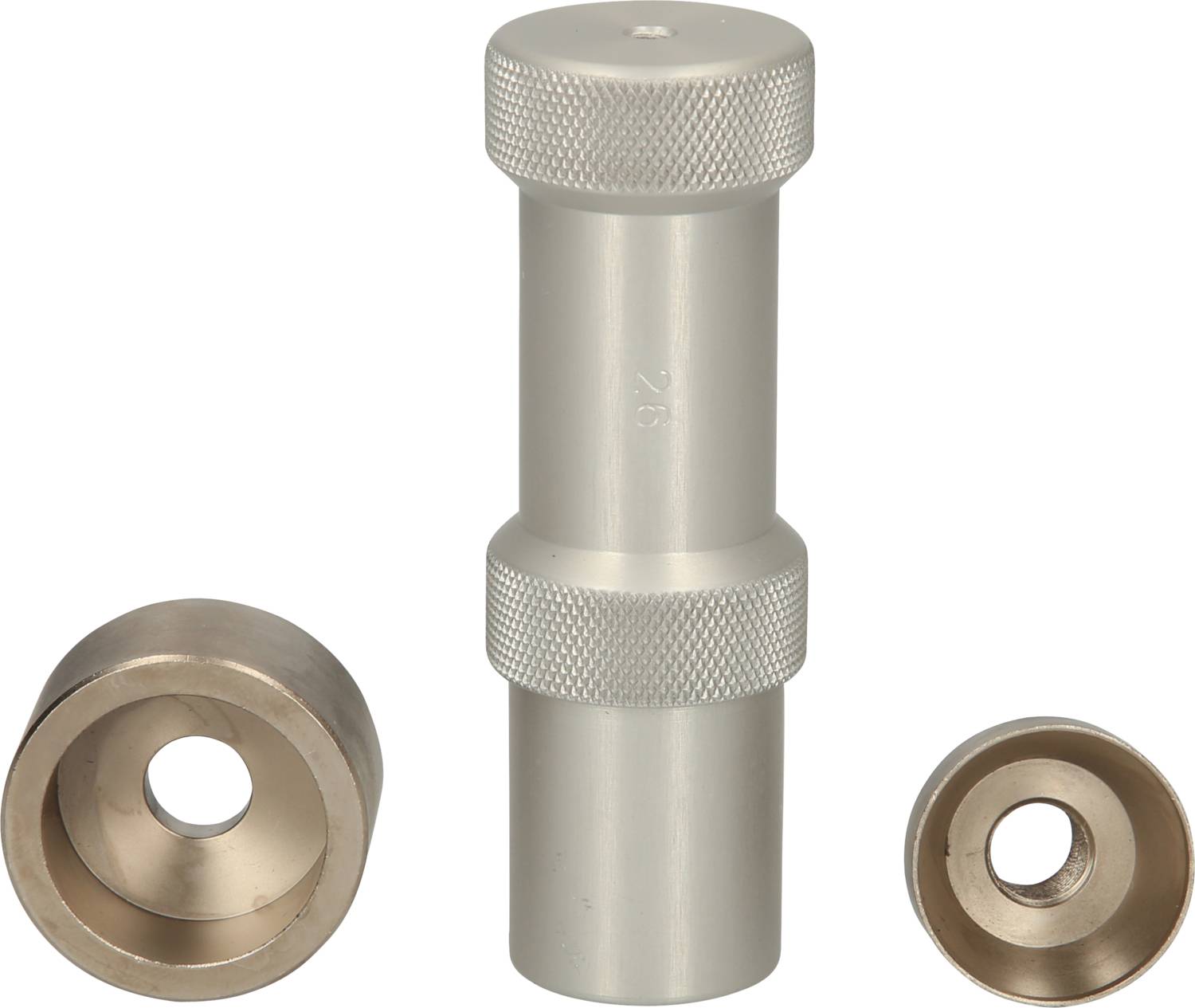 KS Tools 140.2548 Stanzen-Satz mit Dorn, 3-tlg, Ø 26,0mm (VW)