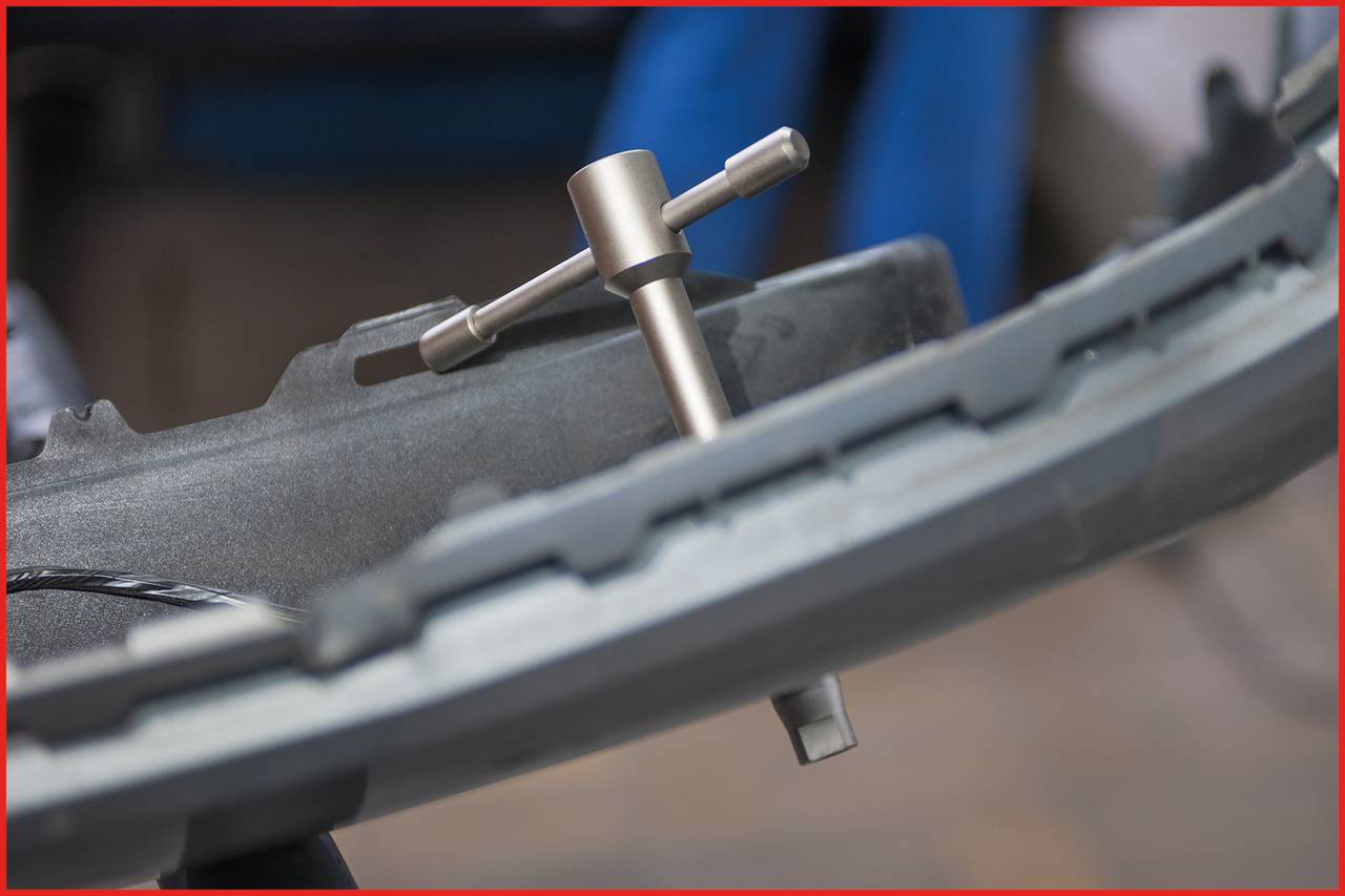 KS Tools 140.2553 Stanzen-Satz mit Dorn, 3-tlg, Ø 27,4mm (Škoda)