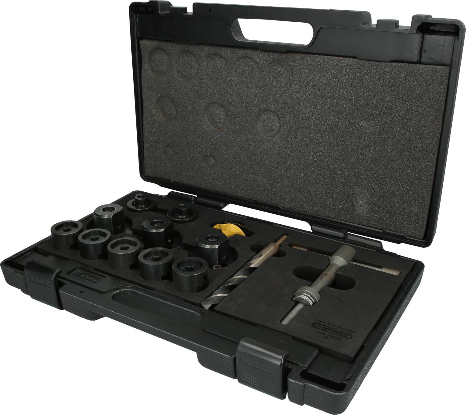 KS Tools 140.2560 Lochstanzen-Satz für Ford Abstandssensoren (PDC), 30-tlg