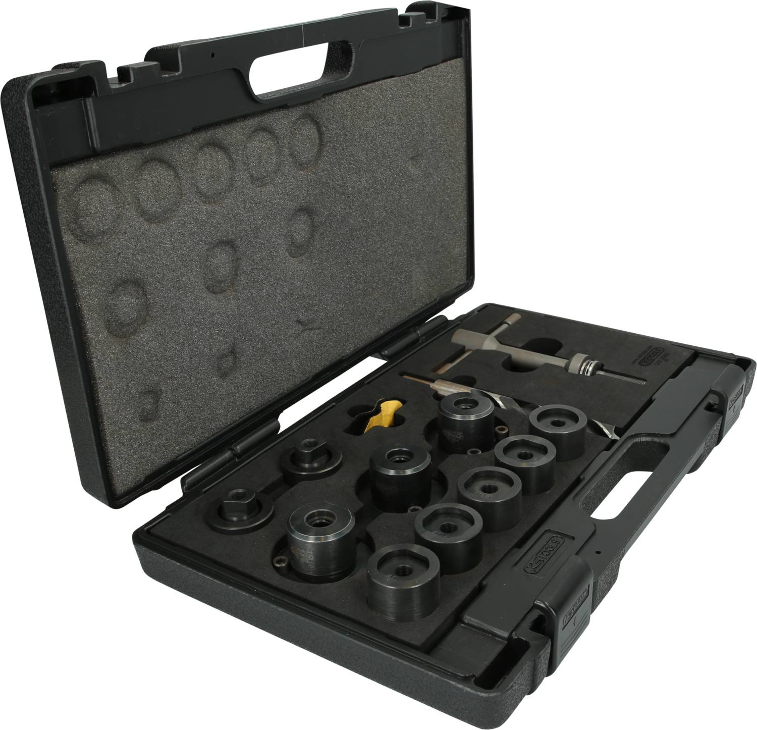 KS Tools 140.2560 Lochstanzen-Satz für Ford Abstandssensoren (PDC), 30-tlg