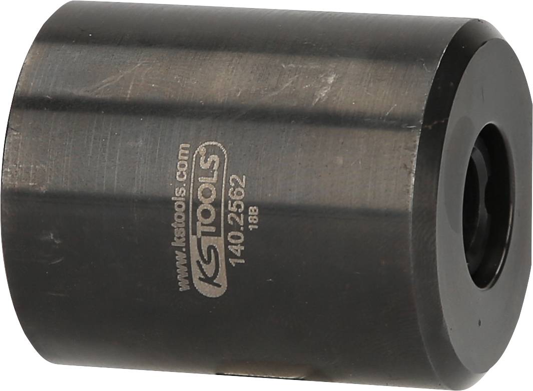Zylinderförmiges Metallwerkzeug mit Aufschrift 'KS TOOLS' und Artikelnummer. Verwendet für mechanische Anwendungen oder Reparaturen.