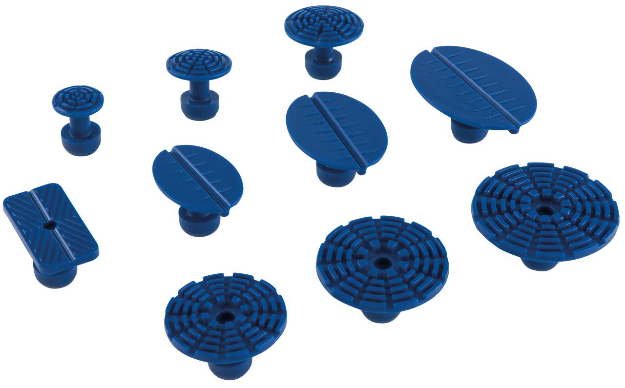 KS Tools 140.2575 Klebestück elliptisch, flach, 40 x 22 mm, 5 Stück