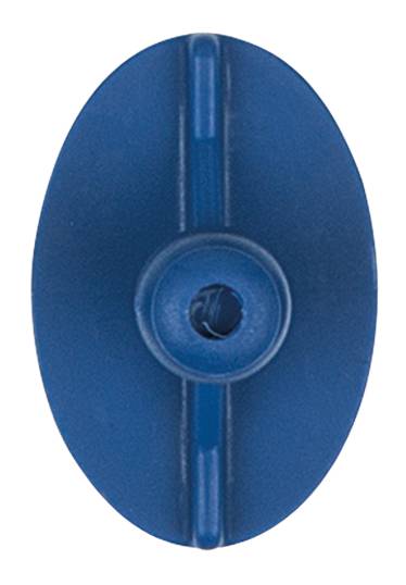 KS Tools 140.2575 Klebestück elliptisch, flach, 40 x 22 mm, 5 Stück