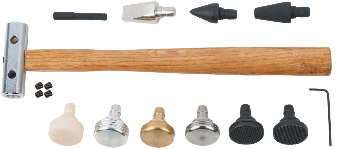 KS Tools 140.5245 Universal-Ausbeulhammer-Satz, 14-tlg