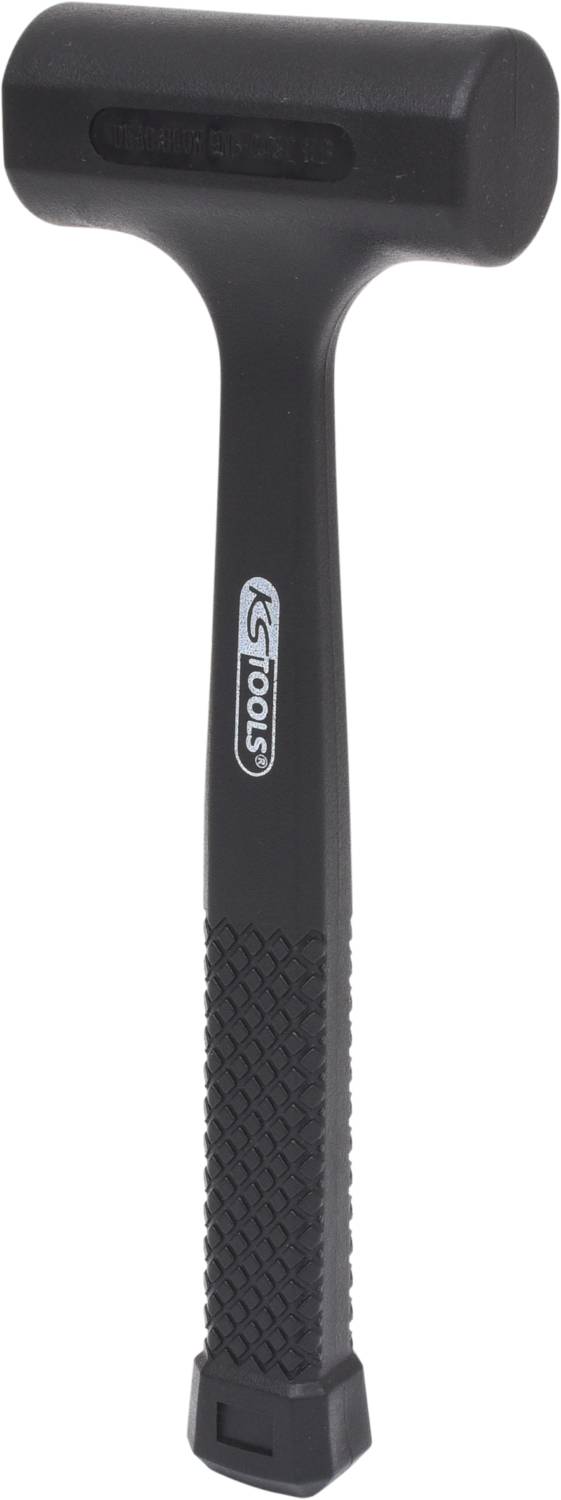 Schwarzer Schonhammer mit Gummigriff von KS Tools, geeignet für empfindliche Oberflächen.