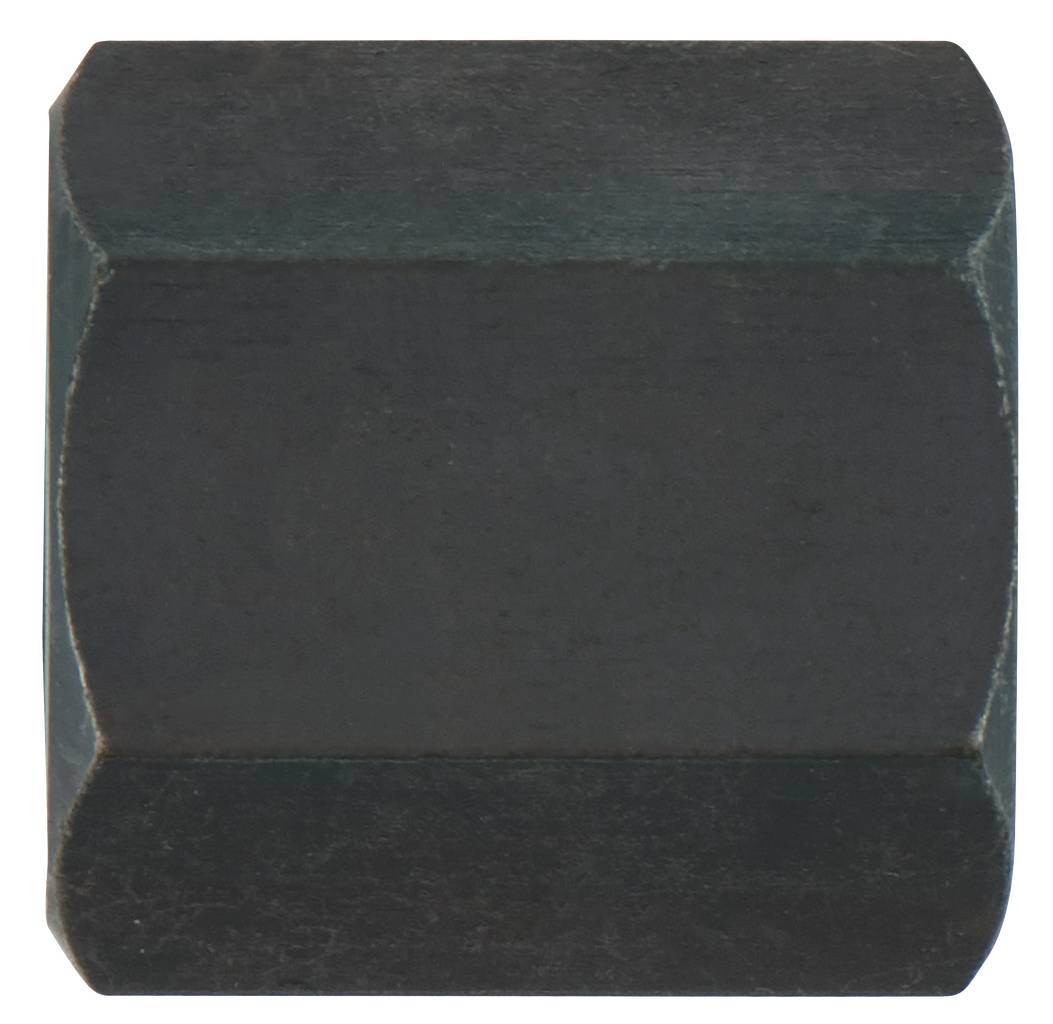 Dunkle, rechteckige Metallform mit abgerundeten Ecken.