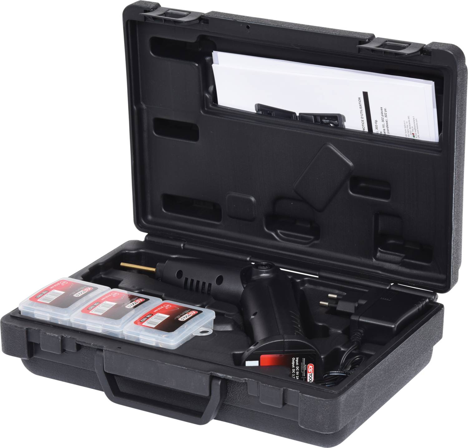 KS Tools 150.1035 Kunststoffreparatur-Satz (kabellos), 302-tlg