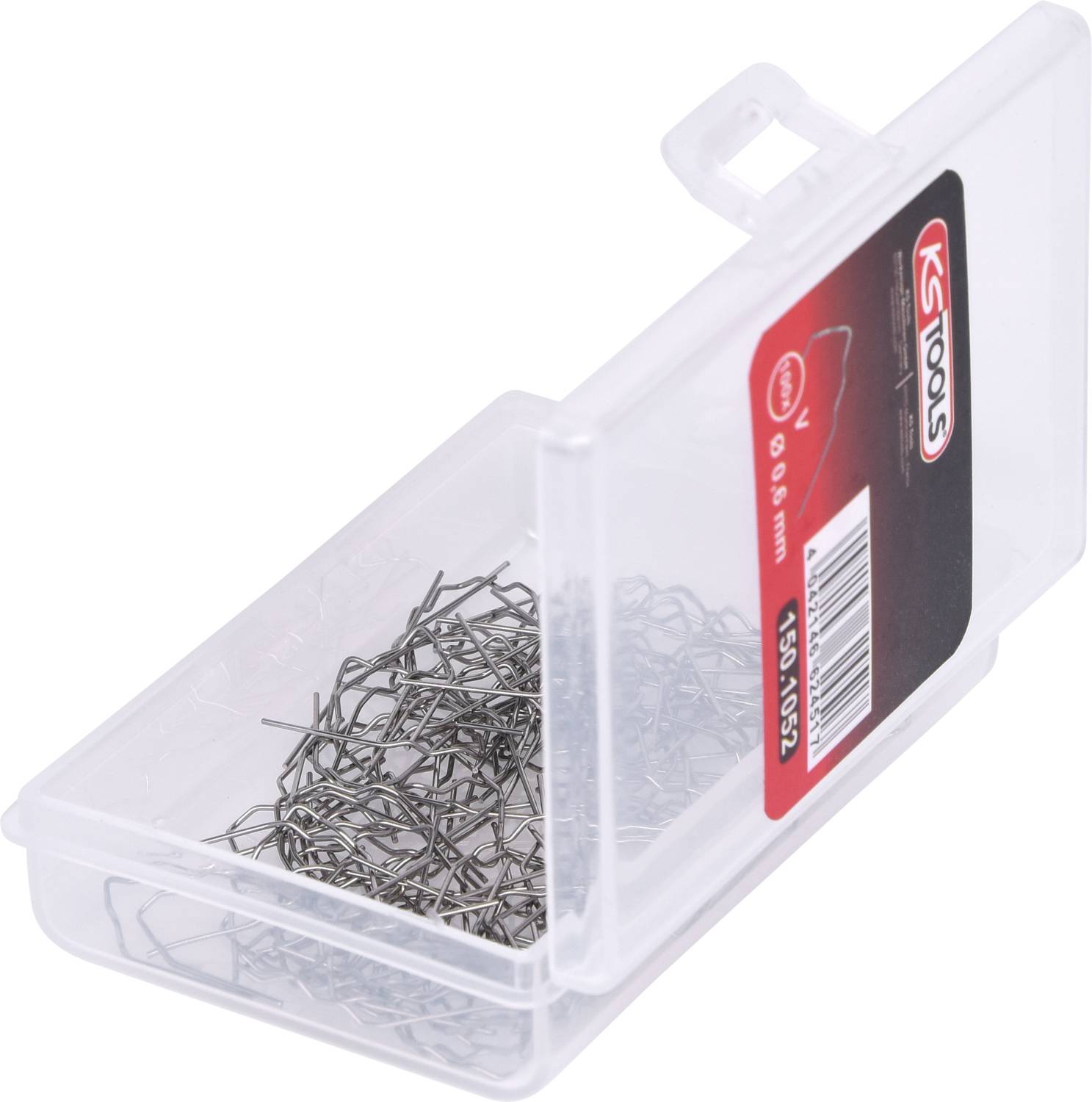 KS Tools 150.1052 Reparaturklammer V-Form Ø 0,6 mm, 100 Stück