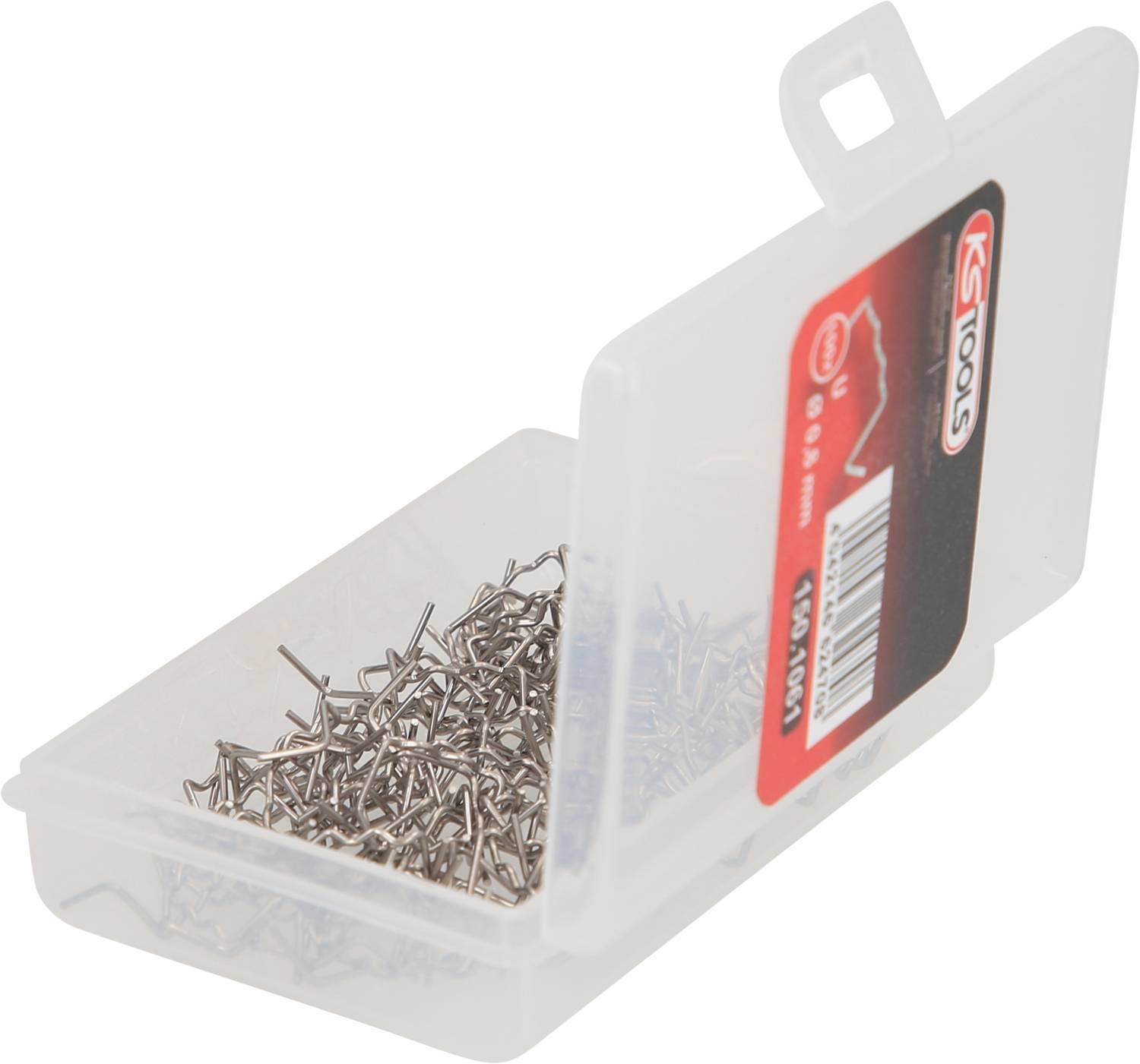 KS Tools 150.1061 Reparaturklammer abgewinkelte U-Form Ø 0,8 mm, 100 Stück