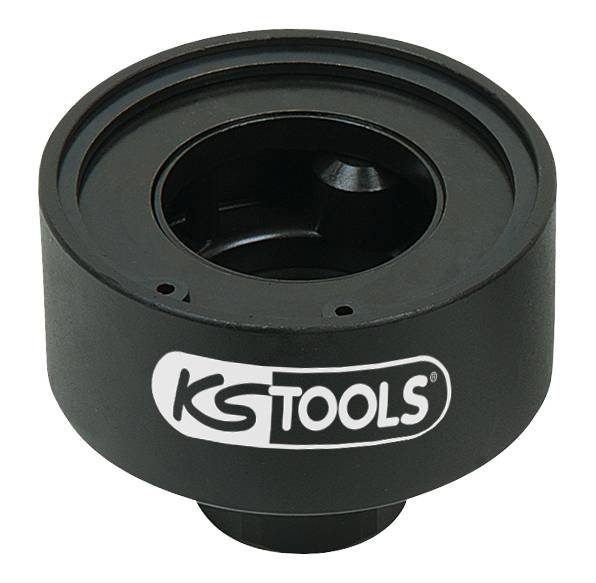 Werkzeugadapter von KS Tools, schwarz, rund, markiert mit 'KS TOOLS'.