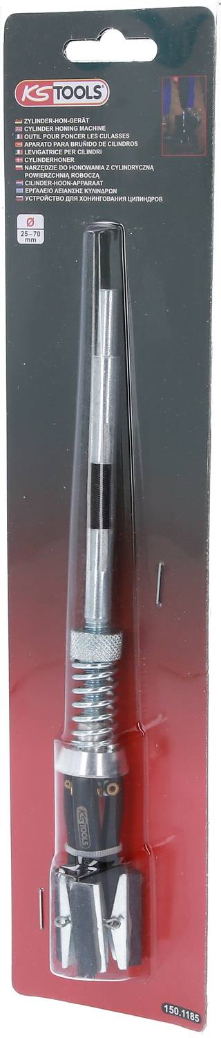 Biegsamer Haltemagnet von KS Tools in Blisterverpackung, geeignet zum Greifen von Metallteilen. Verpackung zeigt Werkzeugdetails.