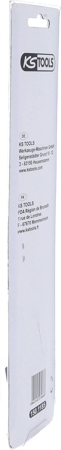 Verpackung von KS Tools Sägeblättern, mit Produktinformationen und Barcode auf der Vorderseite.