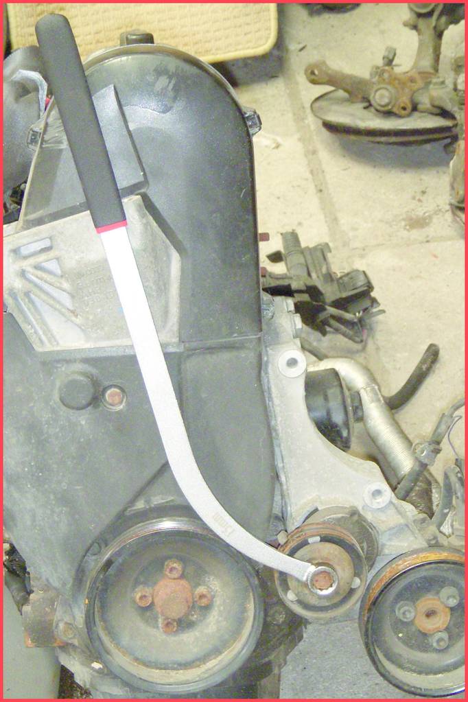 KS Tools 150.1204 Keil- und Zahnriemen-Schlüssel, 460mm, 17mm