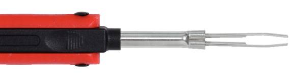 Entriegelungswerkzeug für Flachstecker/Flachsteckhülsen 2,8 mm, 4,8 mm, 5,8 mm, 6,3 mm (AMP Tyco JPT, AMP Tyco SPT, AMP Tyco, TAB, Delphi HVF2, GHW