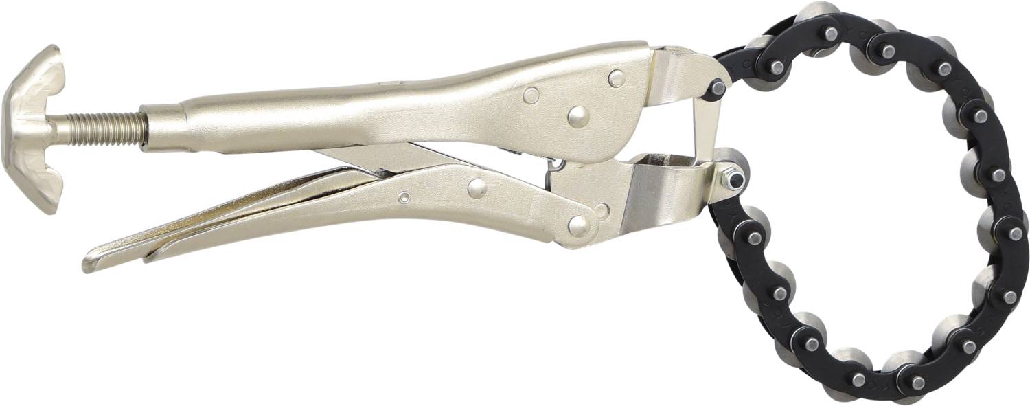 KS Tools 150.1515 Edelstahl-Grip-Kettenrohrabschneider, Ø 19-83mm