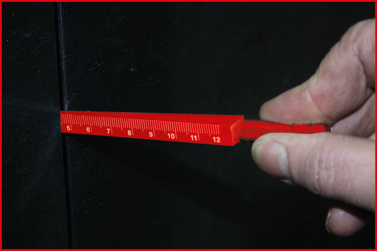 KS Tools 150.1569 Spaltmaß-Keil, 0,5-120mm