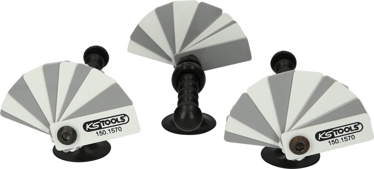 KS Tools Spaltmaßlehren-Satz, 3-tlg 150.1570