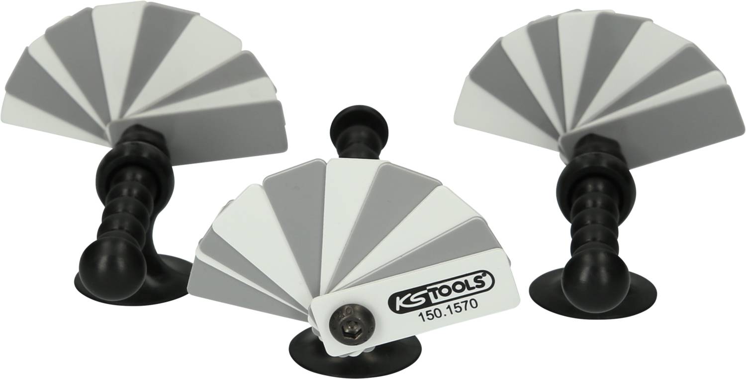 KS Tools Spaltmaßlehren-Satz, 3-tlg 150.1570