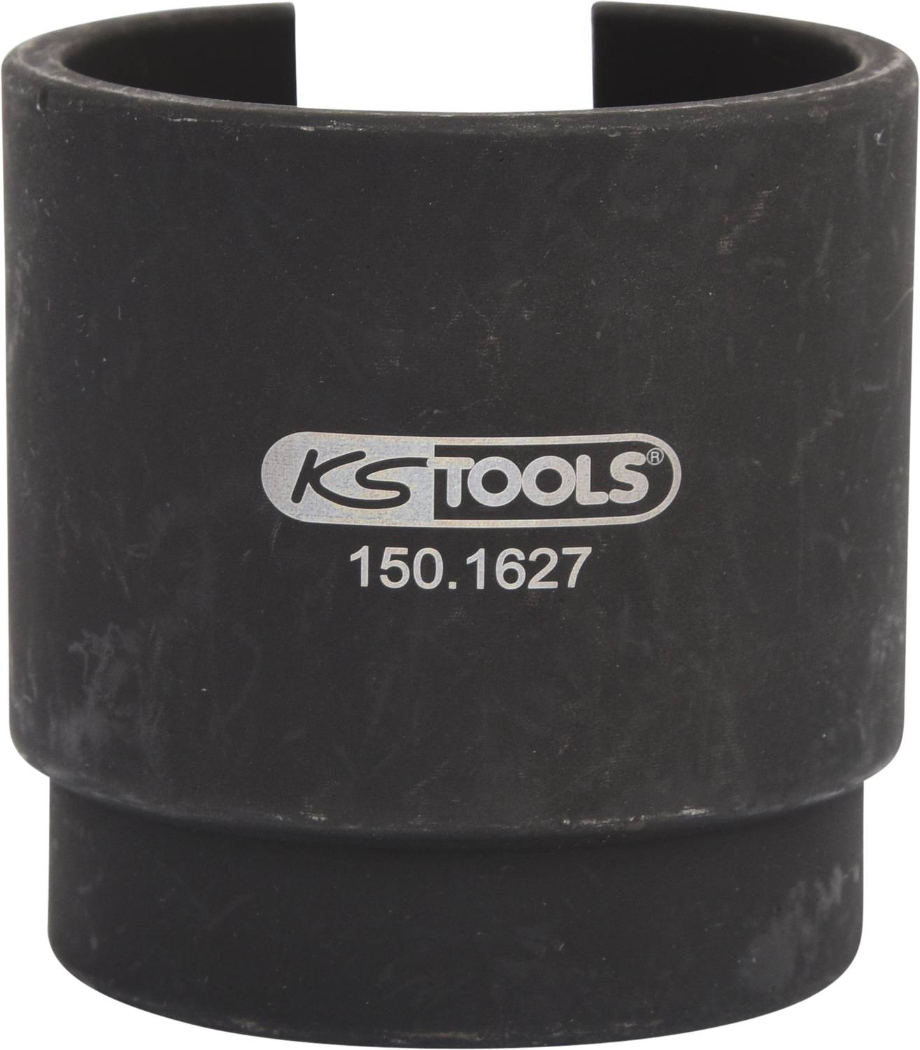 'KS Tools'-Rohrschlüssel aus Metall mit der Modellnummer 150.1627, zylindrische Form, dunkelgraue Farbe.