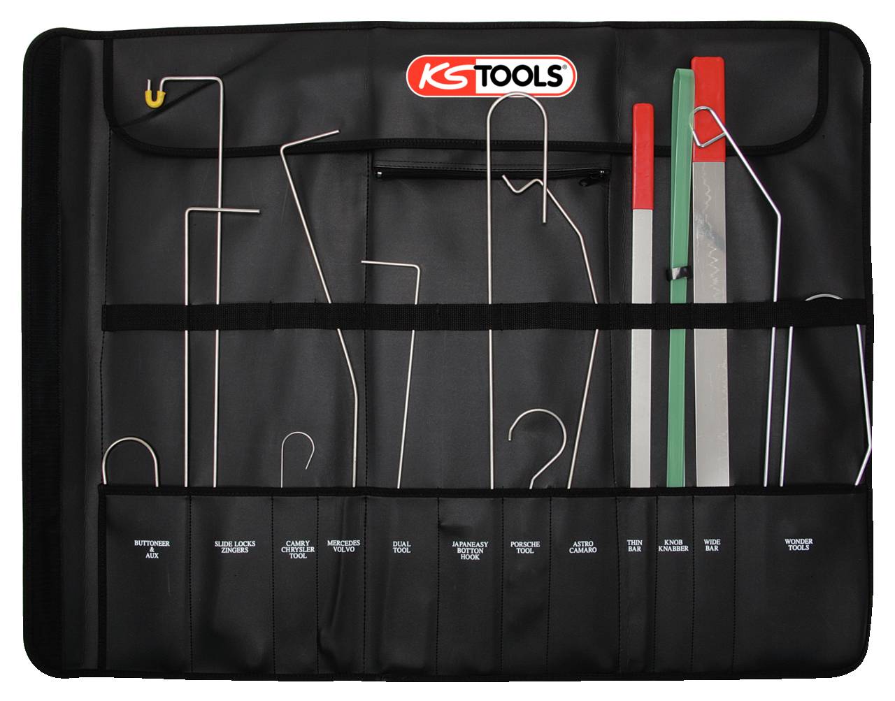 KS Tools 150.1630 KFZ Türöffner-Satz, 16-tlg