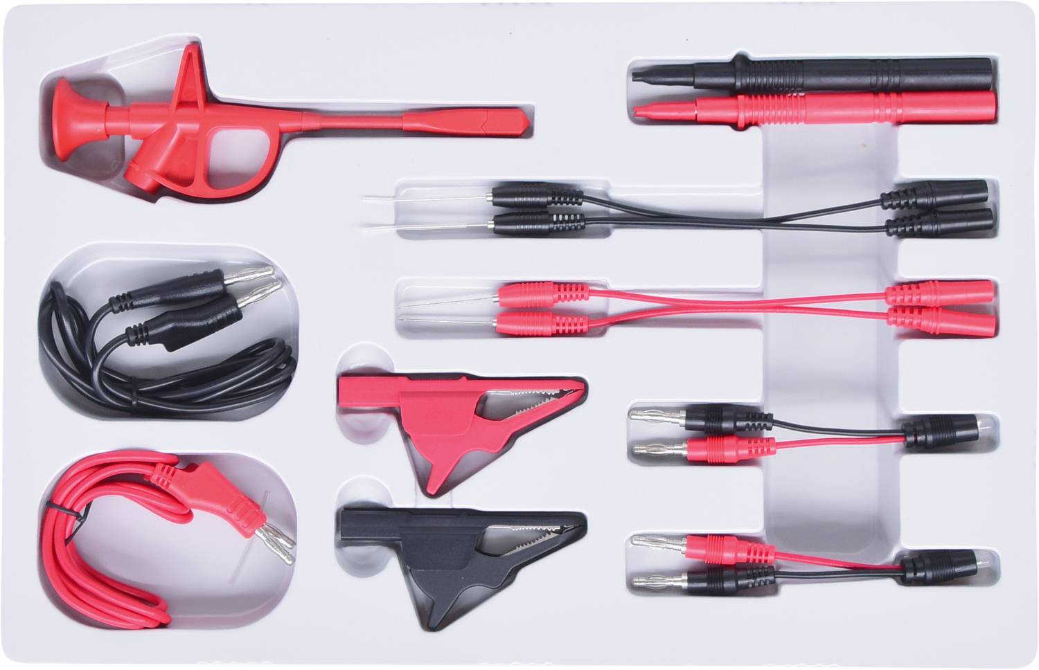 KS Tools 12/24V Diagnose Prüf- und Mess-Kabel-Satz, 13-tlg