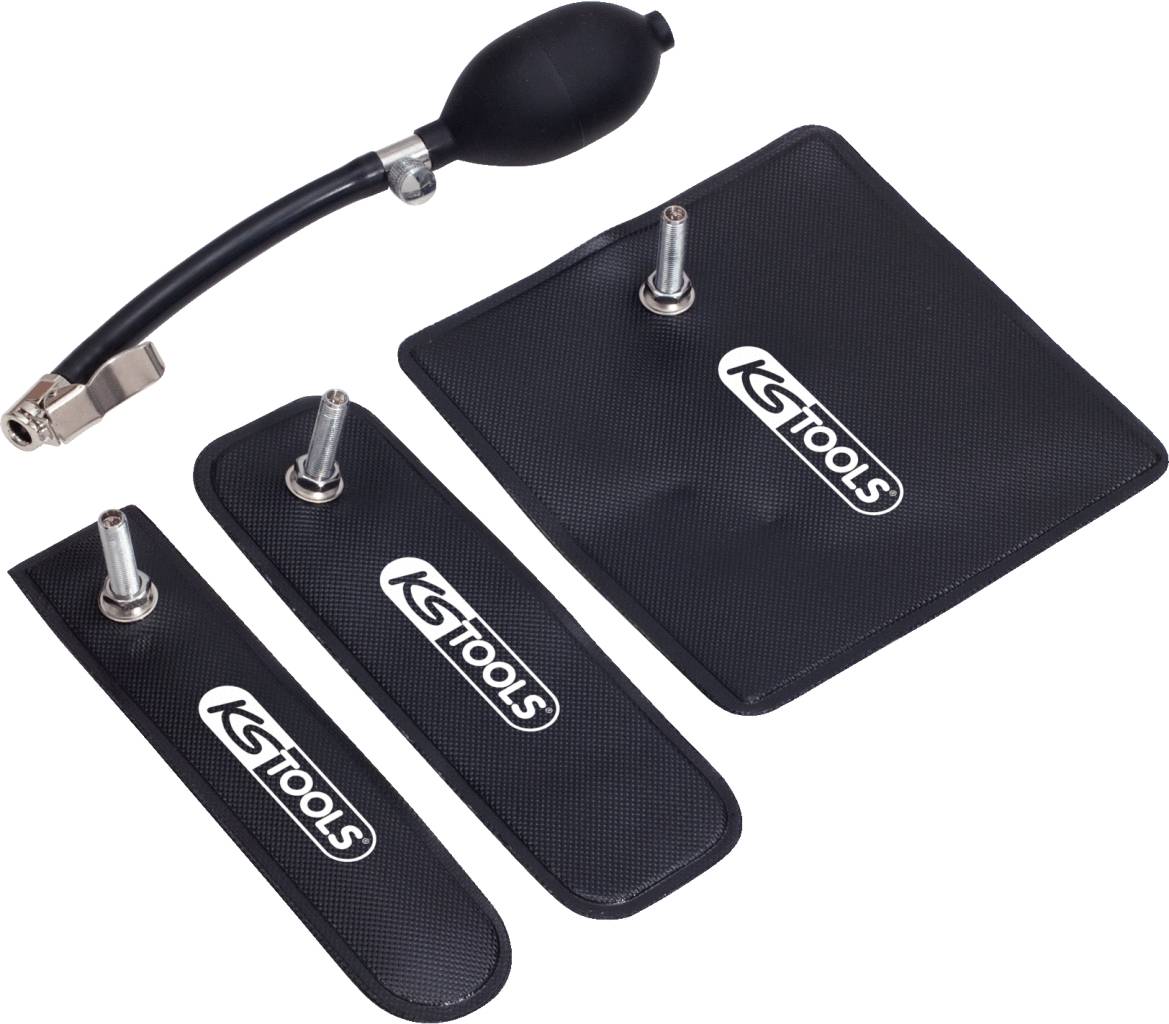 KS Tools Druckkissen-Satz mit Handpumpe, 4-tlg 150.1685