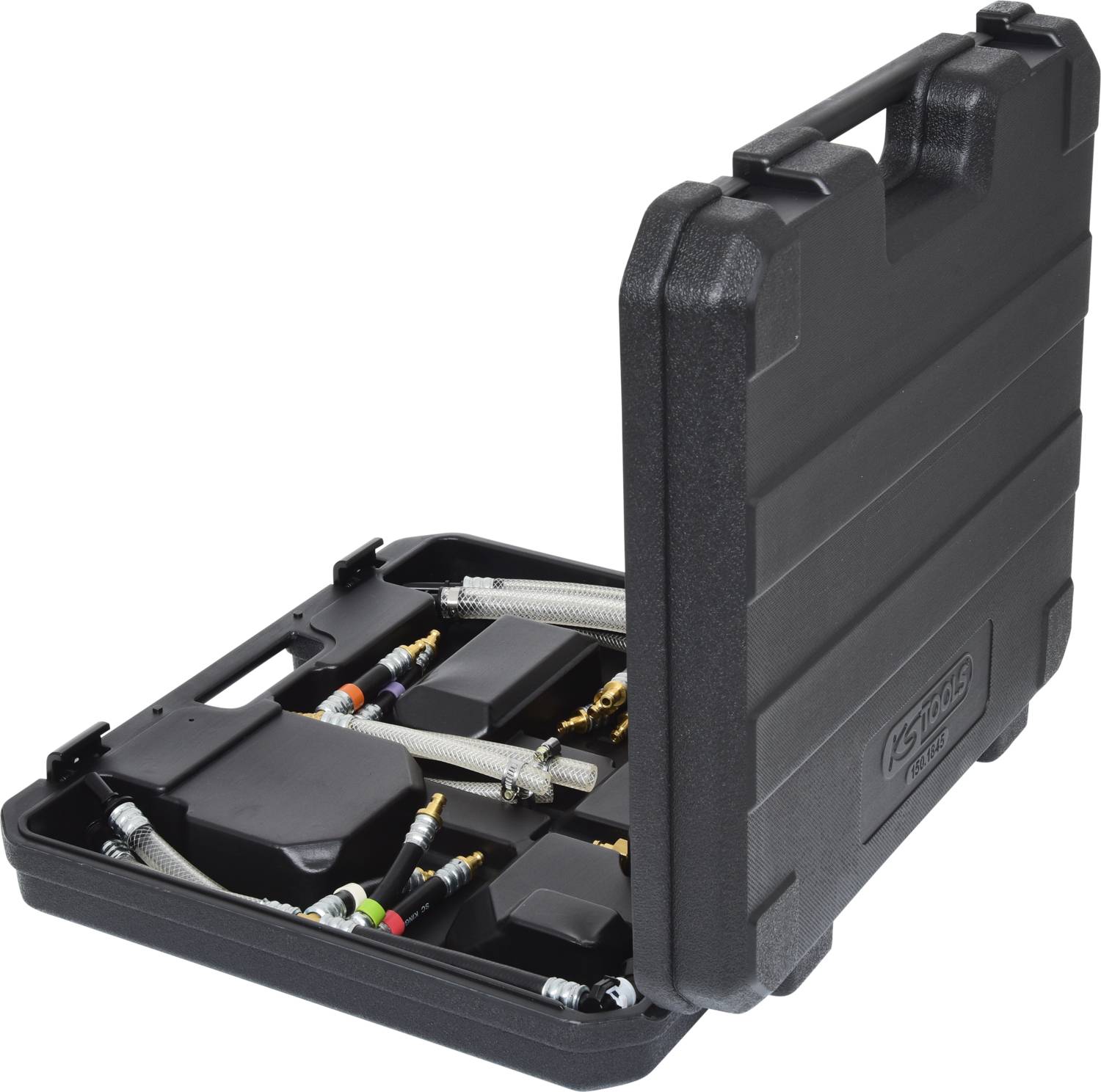 KS Tools 150.1845 Kraftstoff Niederdruck-Diagnose-Satz, 14-tlg