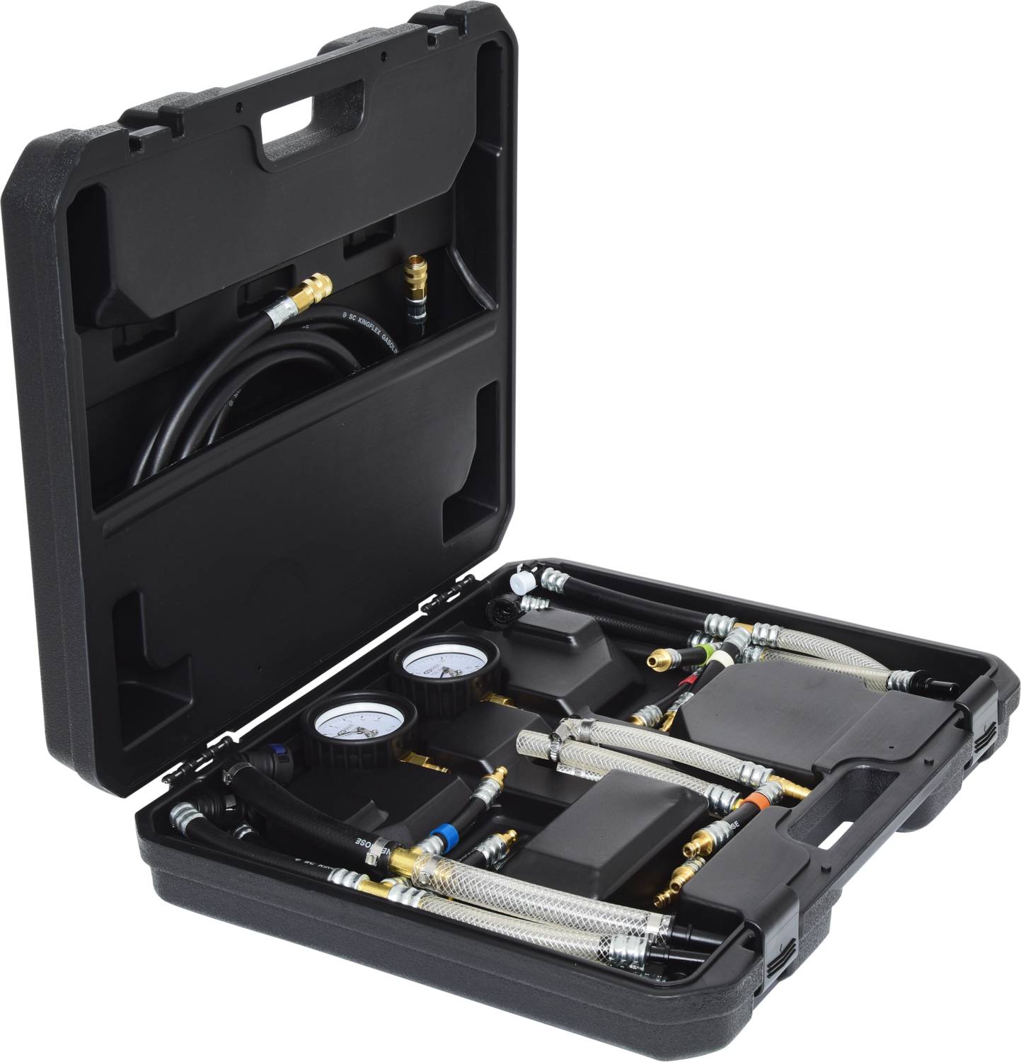 KS Tools 150.1845 Kraftstoff Niederdruck-Diagnose-Satz, 14-tlg