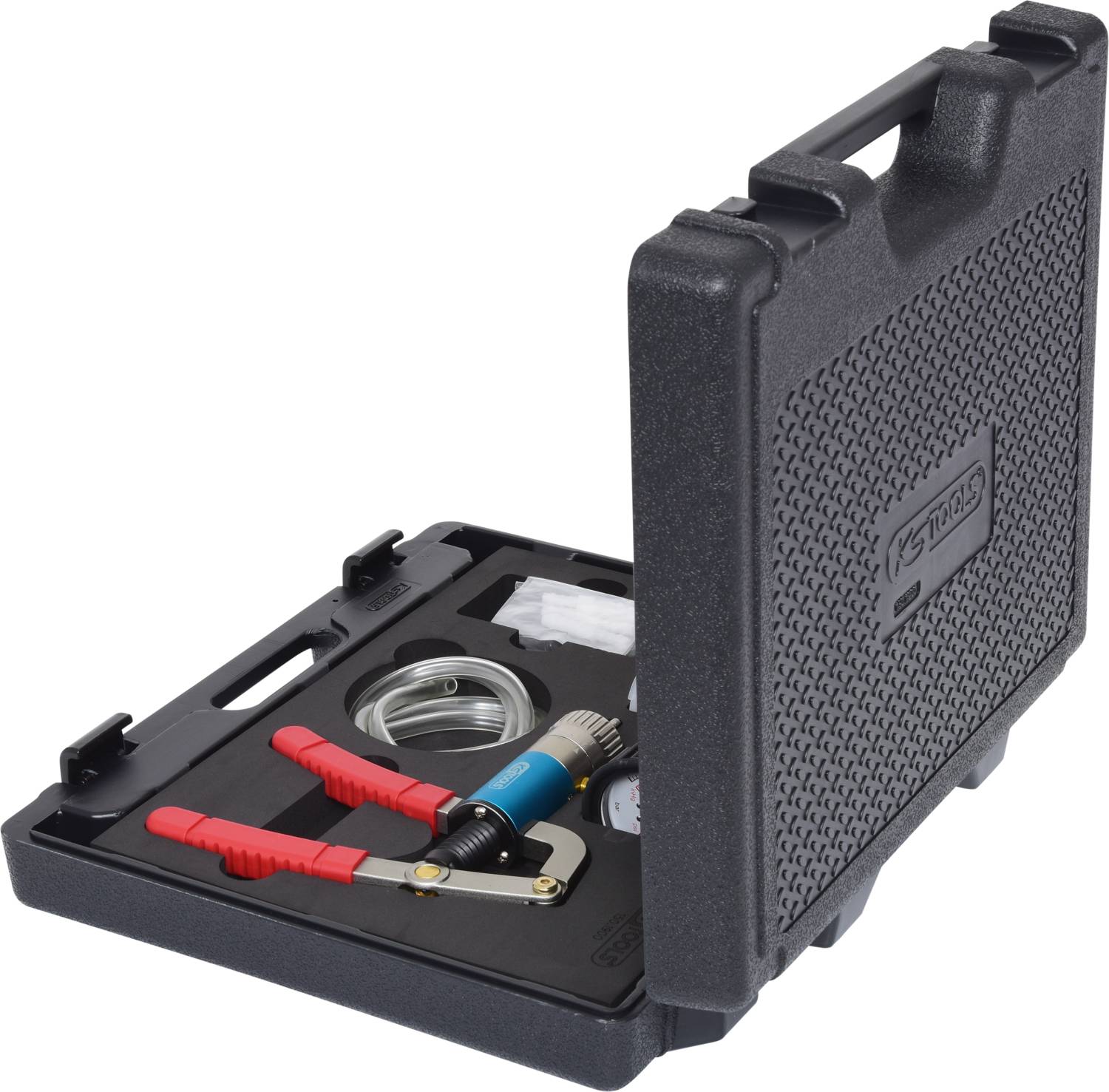 KS Tools 150.1900 Druck- und Unterdruckpumpen-Satz, 7-tlg