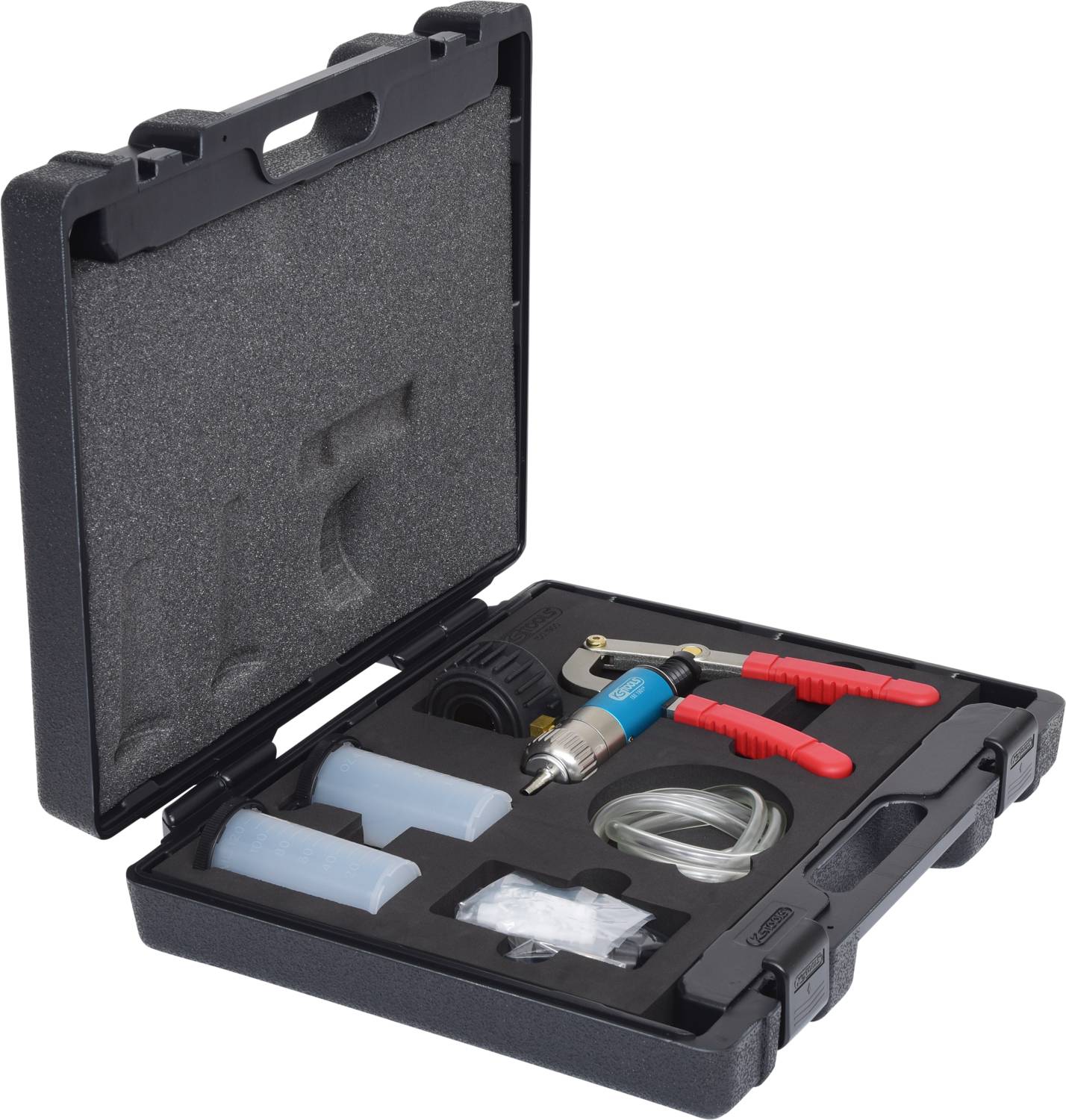 KS Tools 150.1900 Druck- und Unterdruckpumpen-Satz, 7-tlg