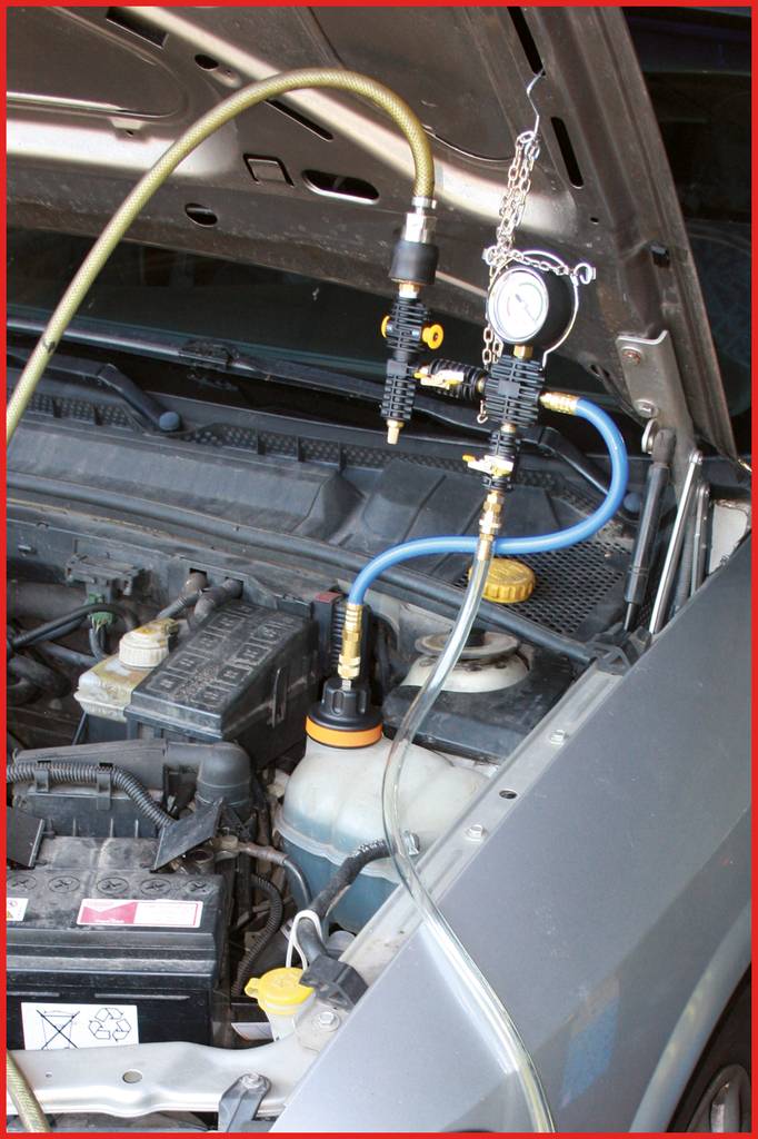 KS Tools 150.1930 MASTER Kühlsystem-Diagnose-Service-Satz, 25-tlg