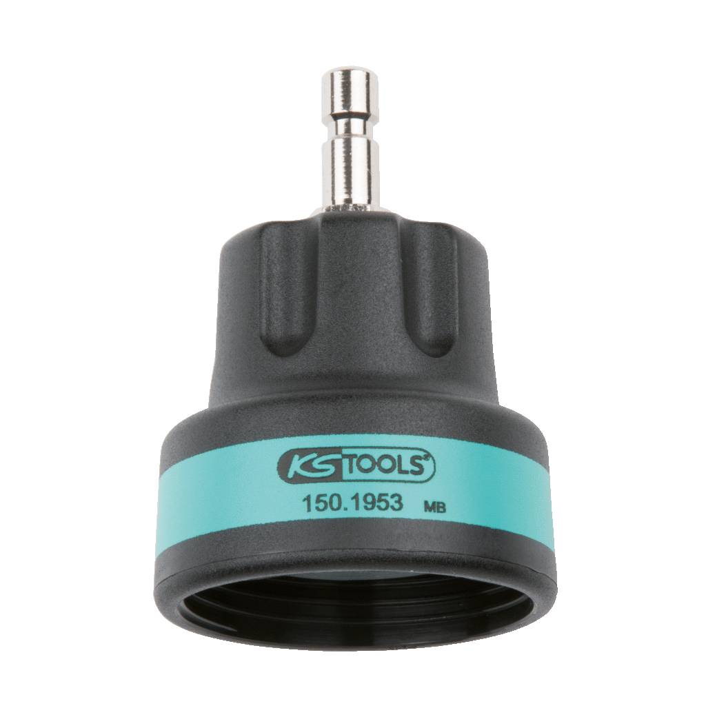KS Tools 150.1953 Kühlsystem-Adapter M46 x 3,0, türkis