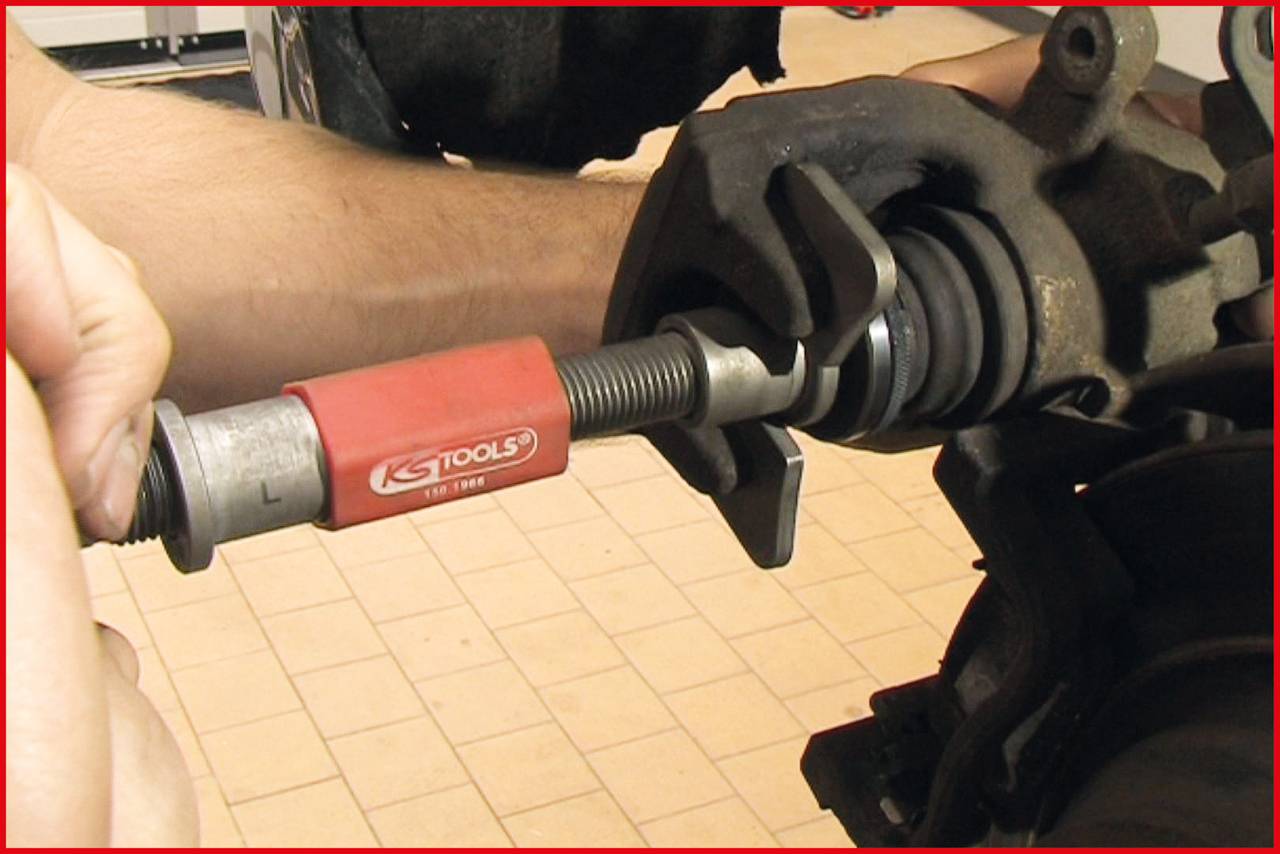 KS Tools 150.1965 Universal Bremskolben-Rückstell-Werkzeug-Satz, 4-tlg