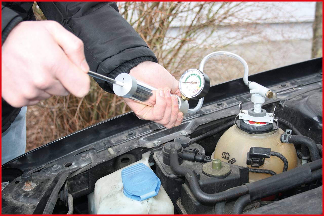KS Tools 150.2065 Universal Kühlsystem-Diagnose-Service-Satz, 12-tlg