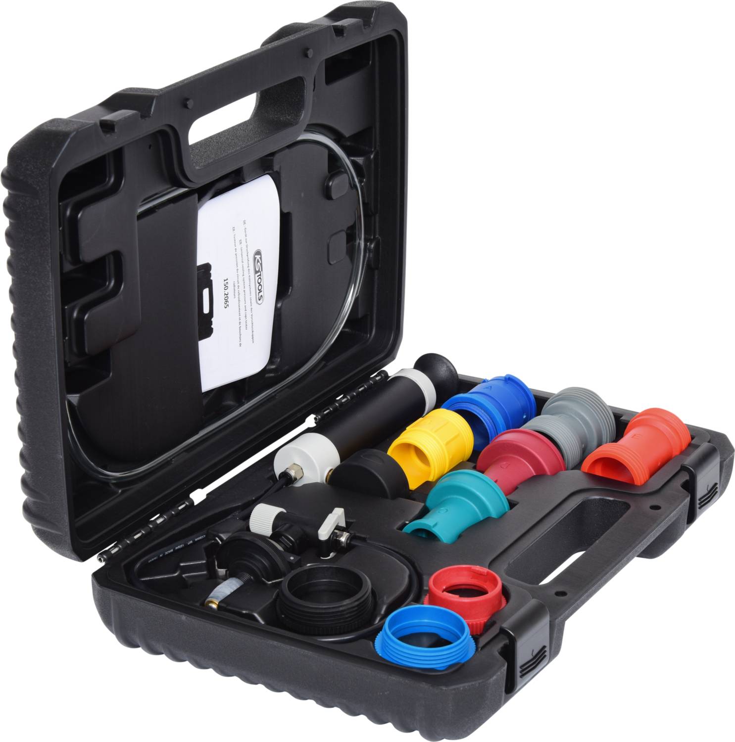 KS Tools 150.2065 Universal Kühlsystem-Diagnose-Service-Satz, 12-tlg