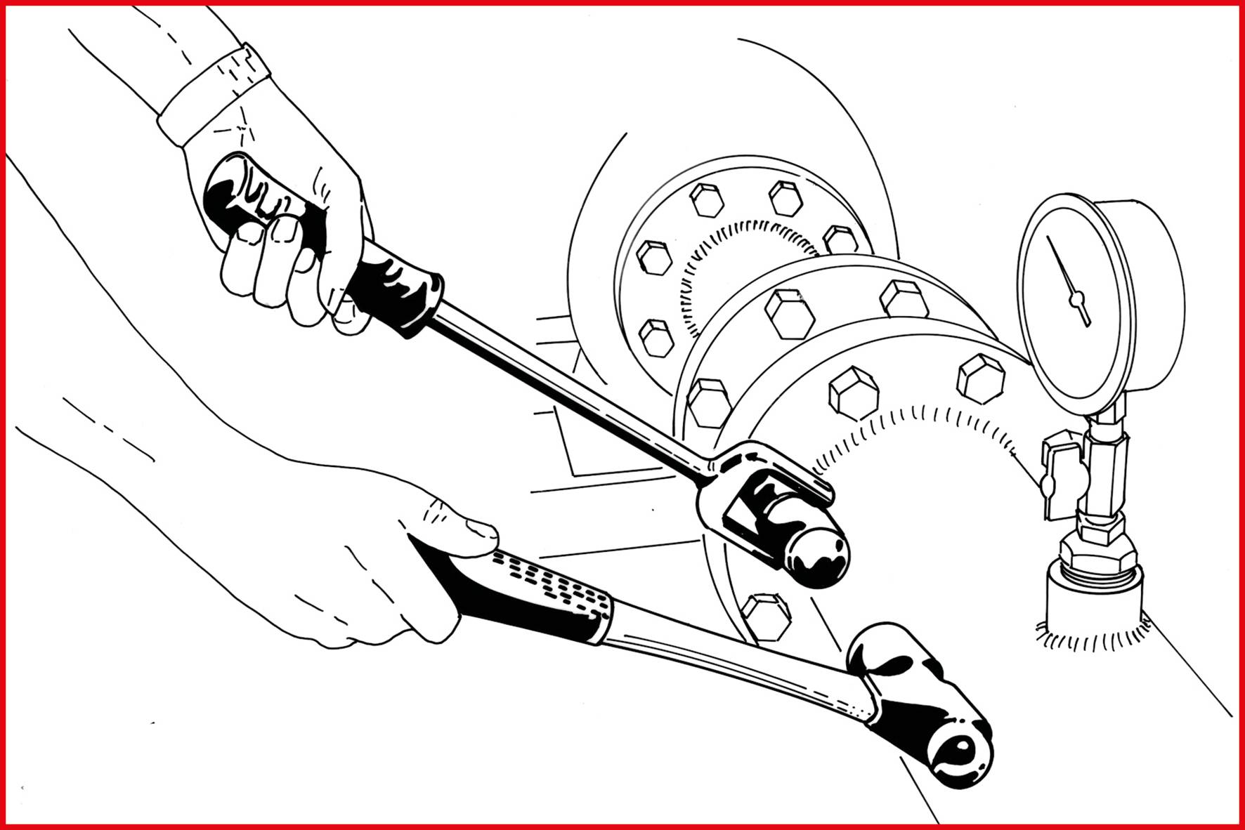 KS Tools 150.2096 1/2" Hand-Schlagschrauber, 475mm