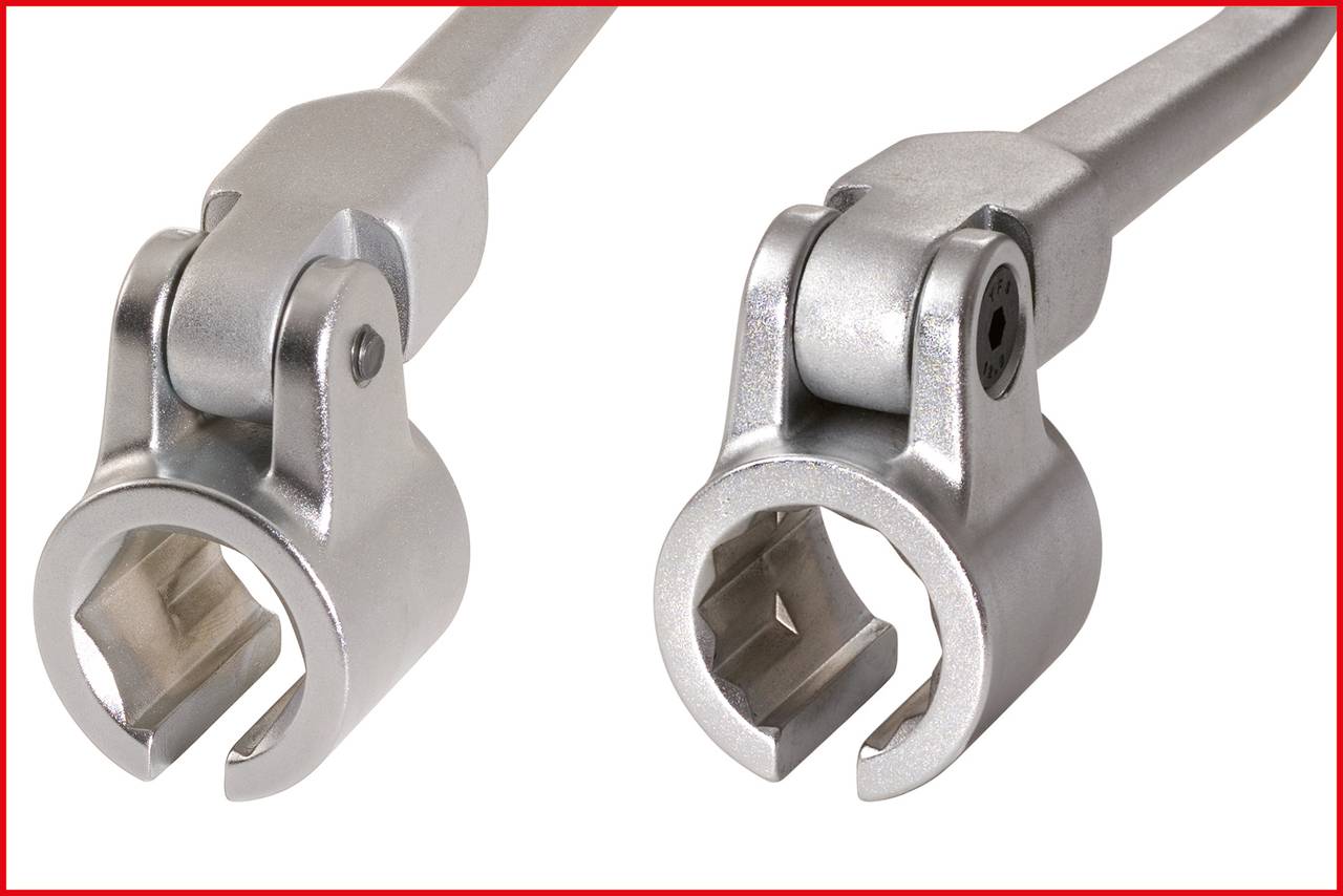 KS Tools 150.2121 Lambdasonden Stecknuss-Gelenk-Hebel, 22mm, 240mm