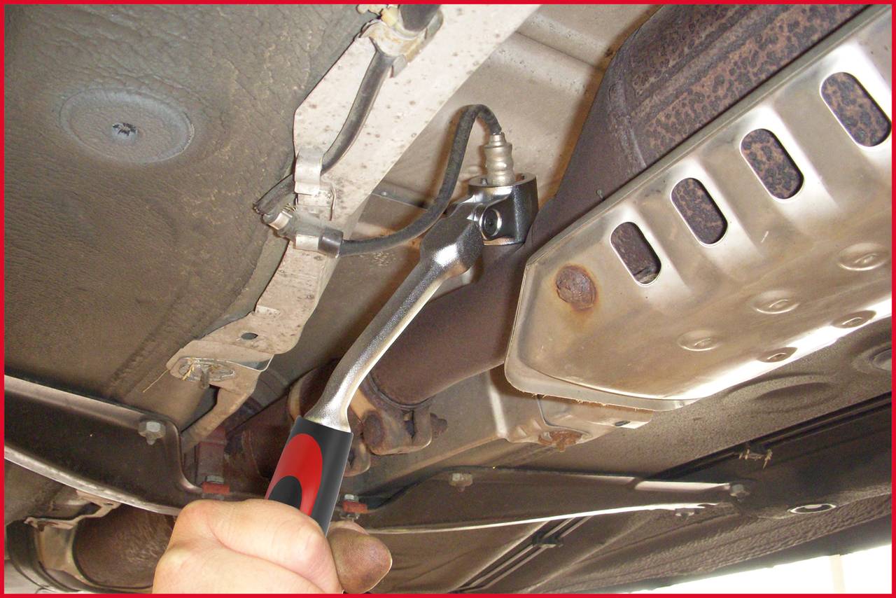 KS Tools 150.2121 Lambdasonden Stecknuss-Gelenk-Hebel, 22mm, 240mm