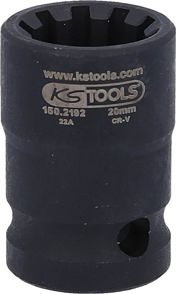 KS Tools 150.2192 1/2“ Bremssattel-Spezialstecknuss, 20mm