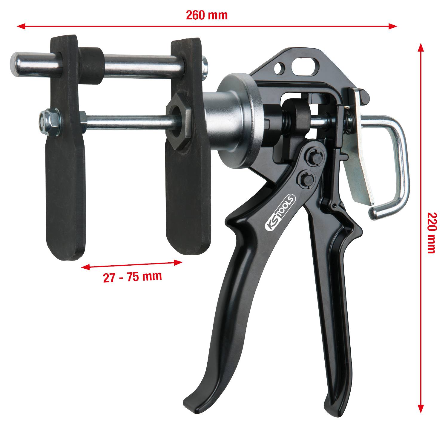 KS Tools 150.2193 Bremskolben-Rücksteller-Pistole