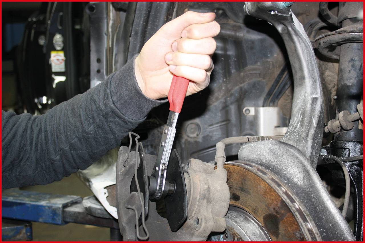 KS Tools 150.2194 Ratschen-Bremskolben-Rücksteller, umschaltbar