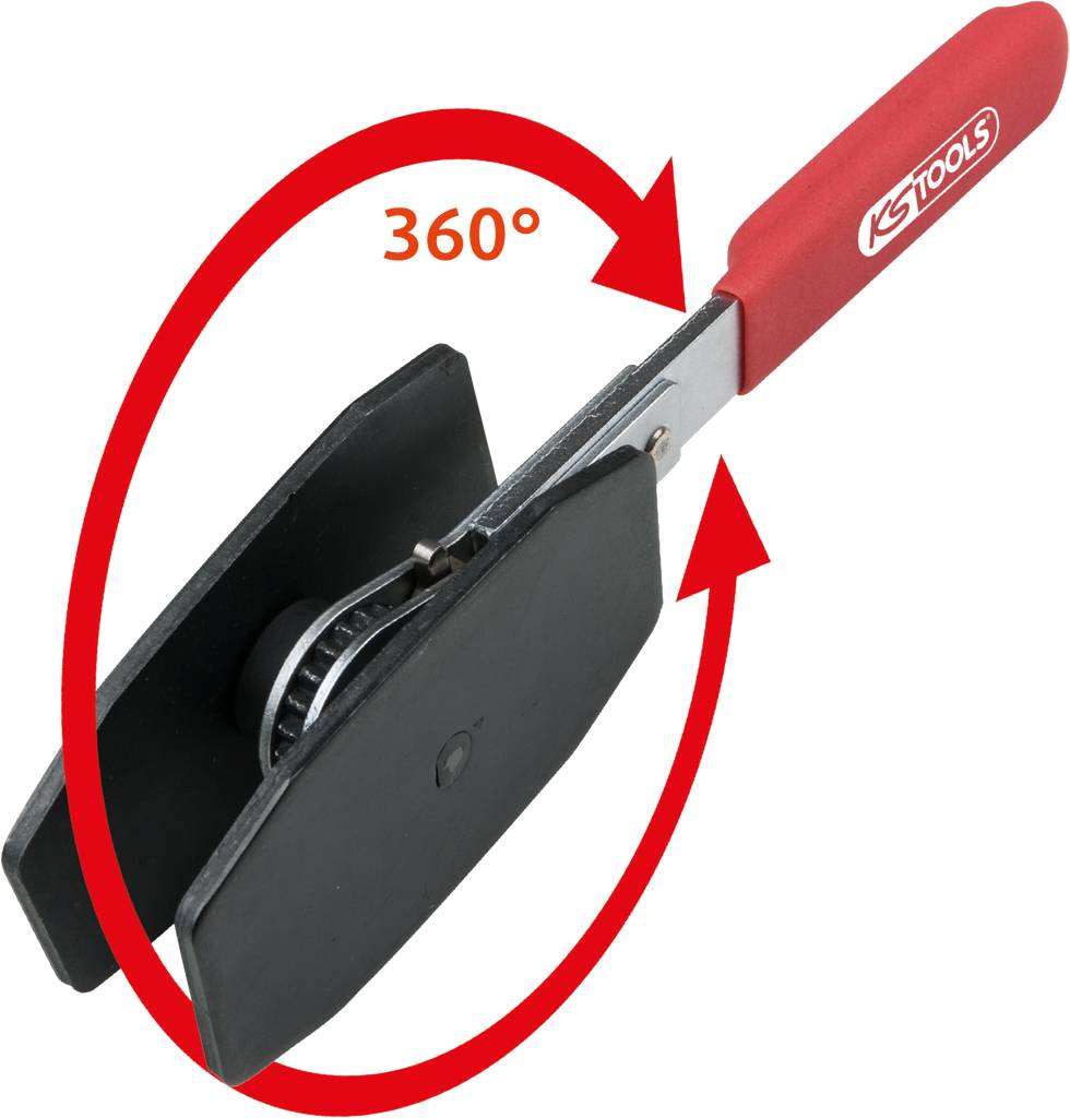 KS Tools 150.2194 Ratschen-Bremskolben-Rücksteller, umschaltbar