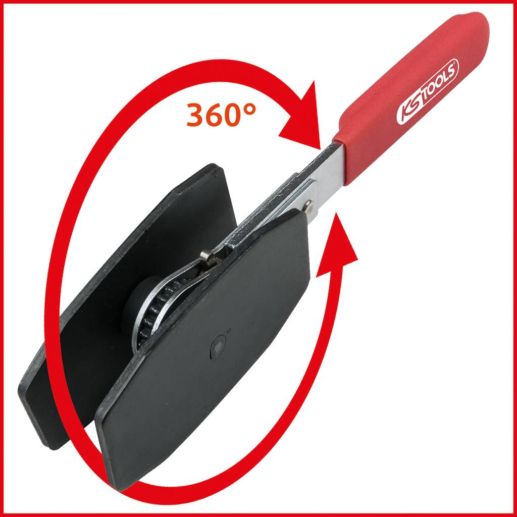 KS Tools 150.2194 Ratschen-Bremskolben-Rücksteller, umschaltbar