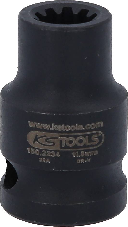 KS Tools 150.2234 1/2“ Bremssattel-Spezialstecknuss, 11,5mm