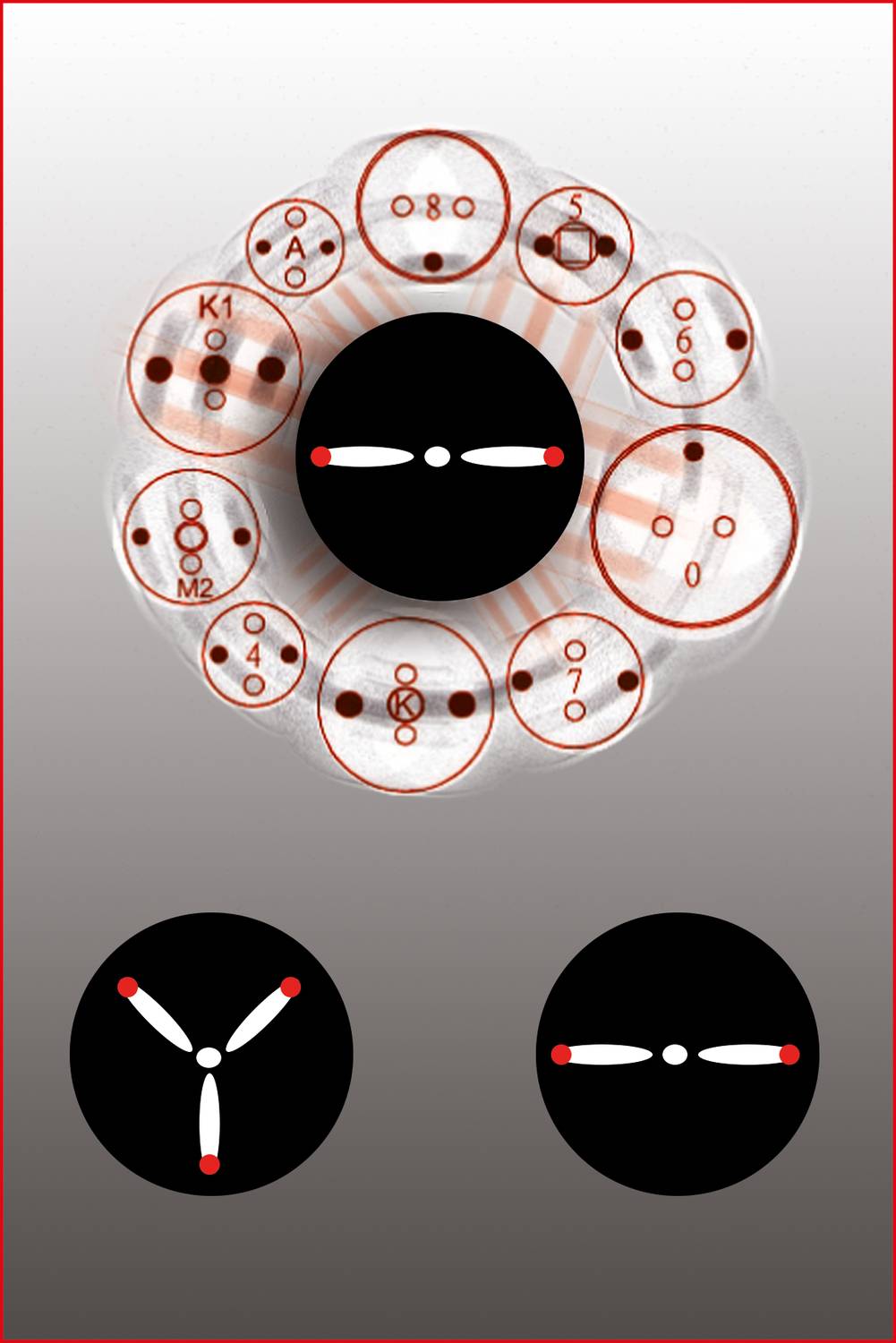 KS Tools 150.2295 Universal Bremskolben-Rückstell-Werkzeug-Adapter-Satz, 3-tlg