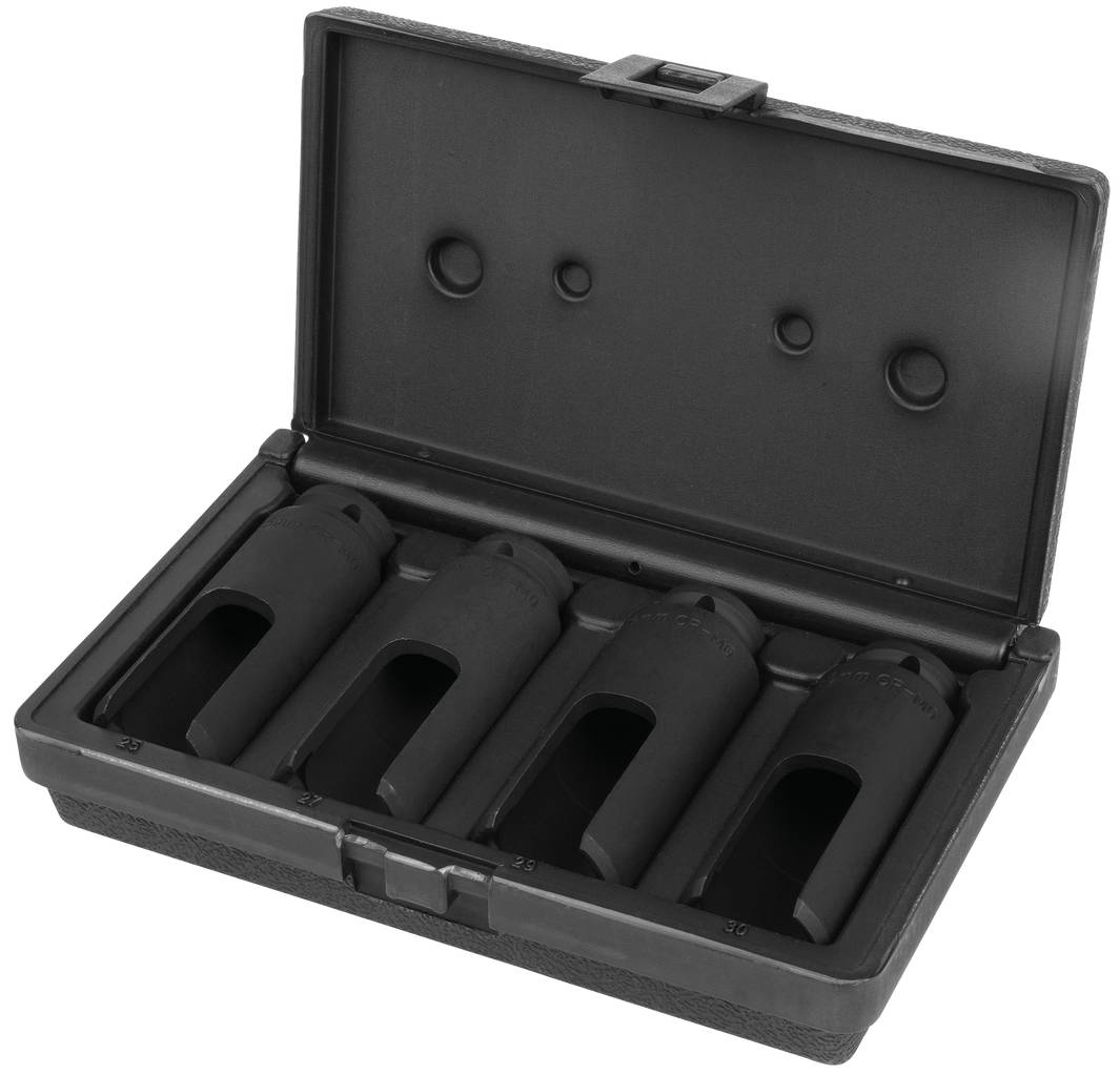KS Tools 150.2310 1/2" Einspritzdüsen-Stecknuss-Satz, 4-tlg